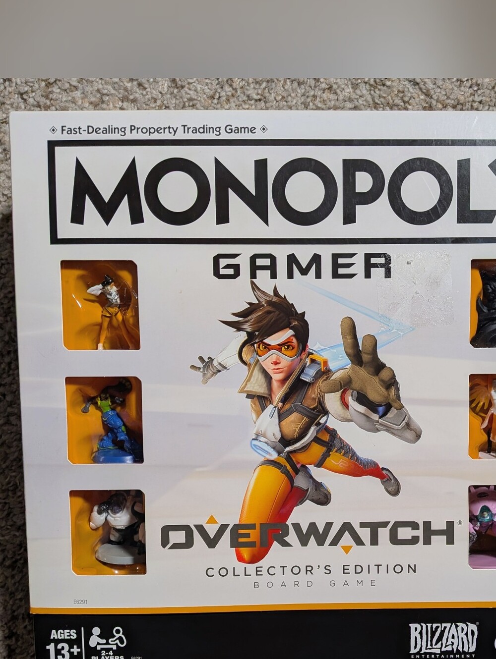 Monopoly Gamer Overwatch Collector's Edition Board Game Hasbro Blizzard